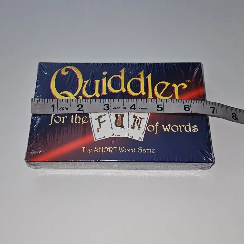 NEW Quiddler Short Word Game Cards Instructions FACTORY SEALED